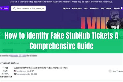 what happens if stubhub tickets are fake